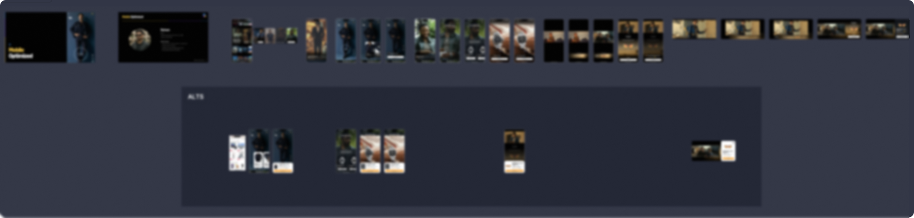 screenshot blurred out of app screens